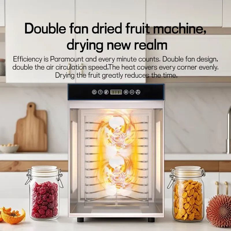 12-Tray Rotary Electric Food D - Dehydrator Tray Electric ulasan dan harga