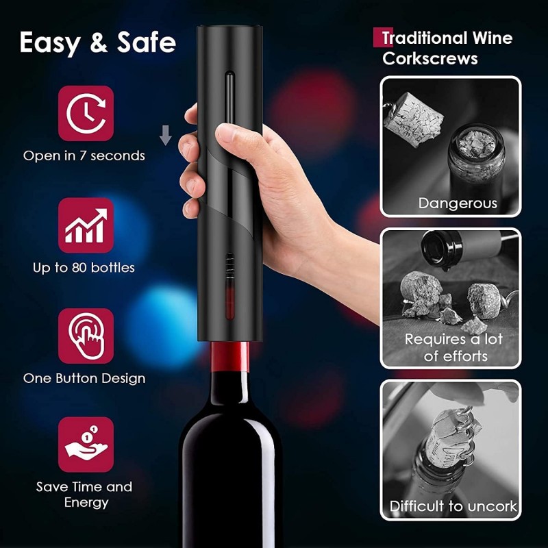 Rechargeable Electric Wine Ope - Wine Opener Electric ulasan dan harga