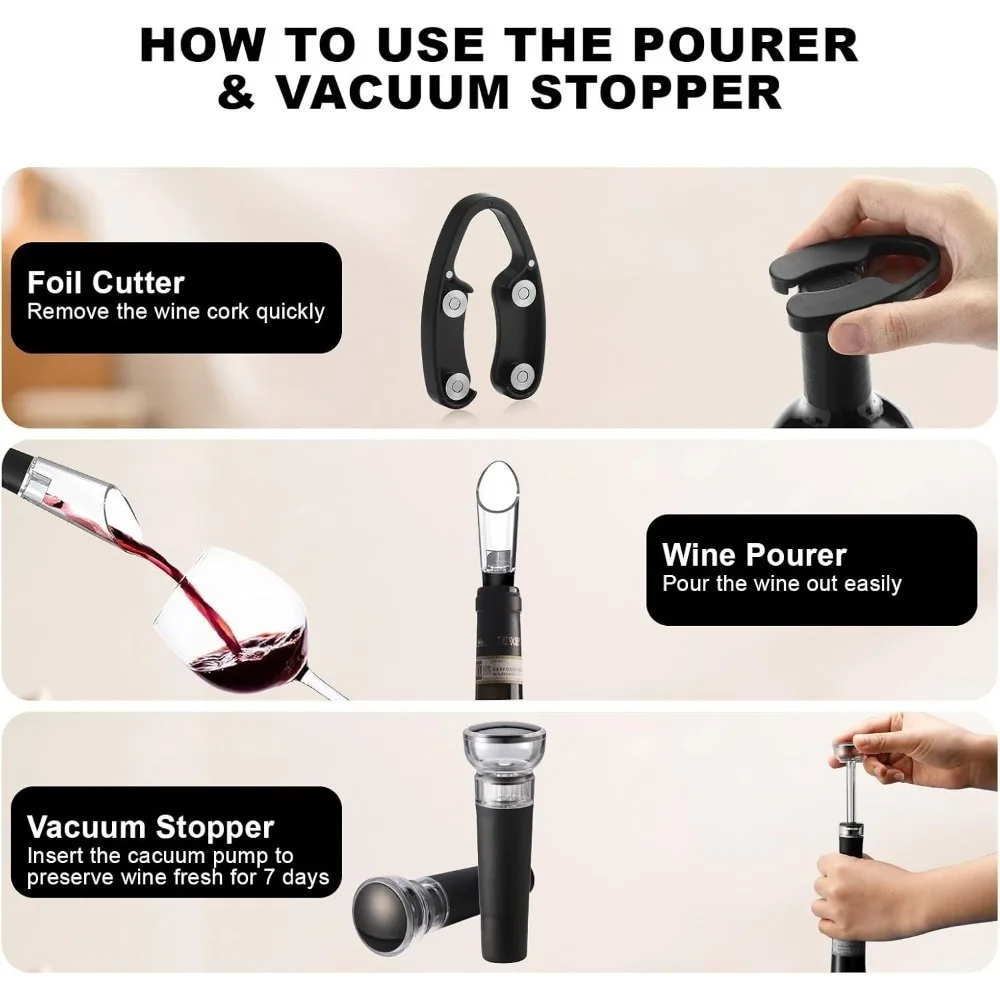 Electric Wine Bottle Opener Se - Wine Opener Electric ulasan dan harga